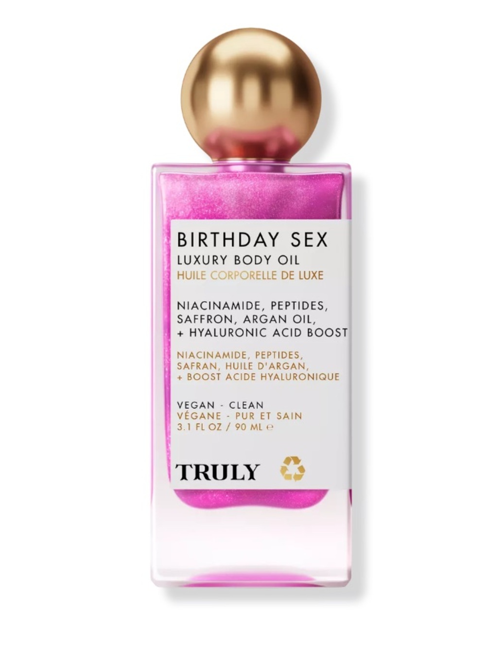 TRULY Birthday Sex Luxury Body Oil 90ml / 3.1oz NEW No Box